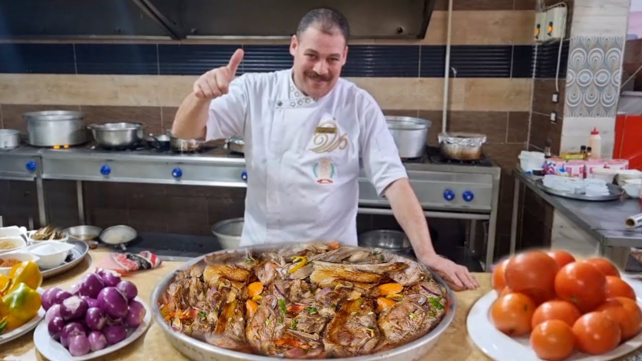 احلي والذ طريقة لطهي اللحم الضاني روستو طريقة تحففه الي مبيكلش الضاني هايكلها حاجه كده عظمه 👌