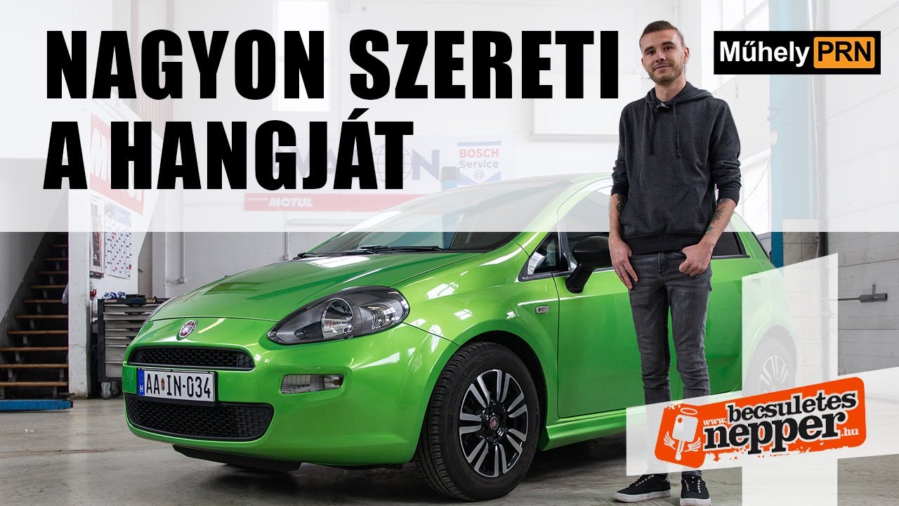 Két henger, 900 köbcenti, turbóval – Fiat Punto TwinAir – 2012 – MűhelyPRN 197