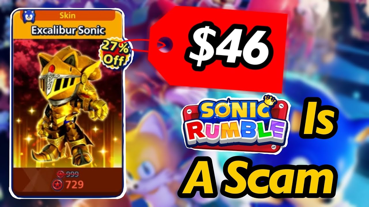 Микротранзакции Соника ОТВРАТИТЕЛЬНЫ | Sonic Rumble