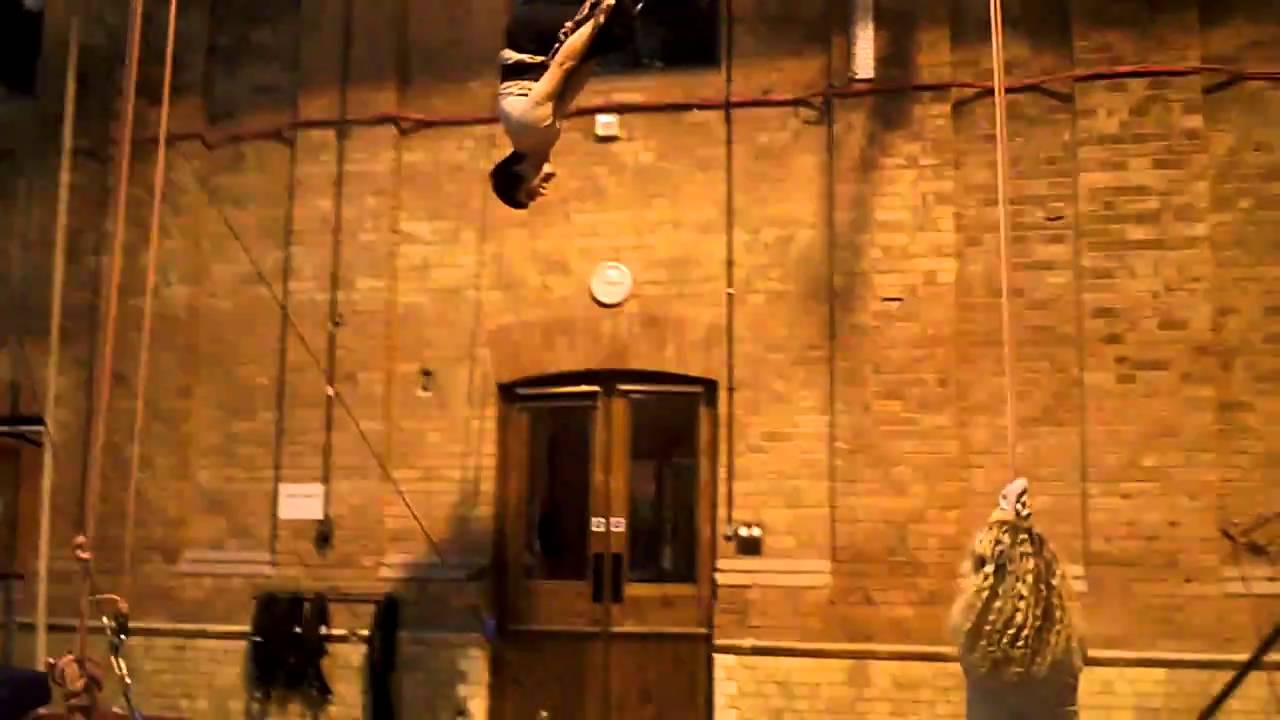 (CA2:C5) Yusef on flying - upside-down splits