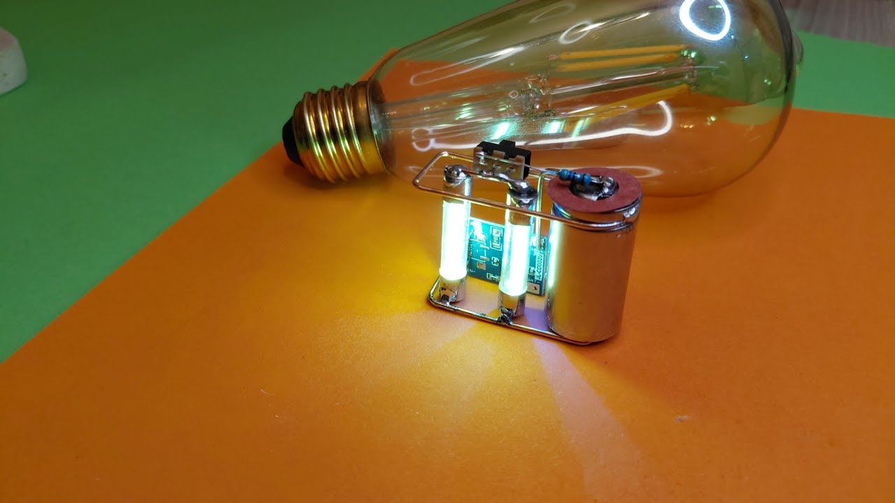 I Made a Lamp From Glass Fuses - Led Filament
