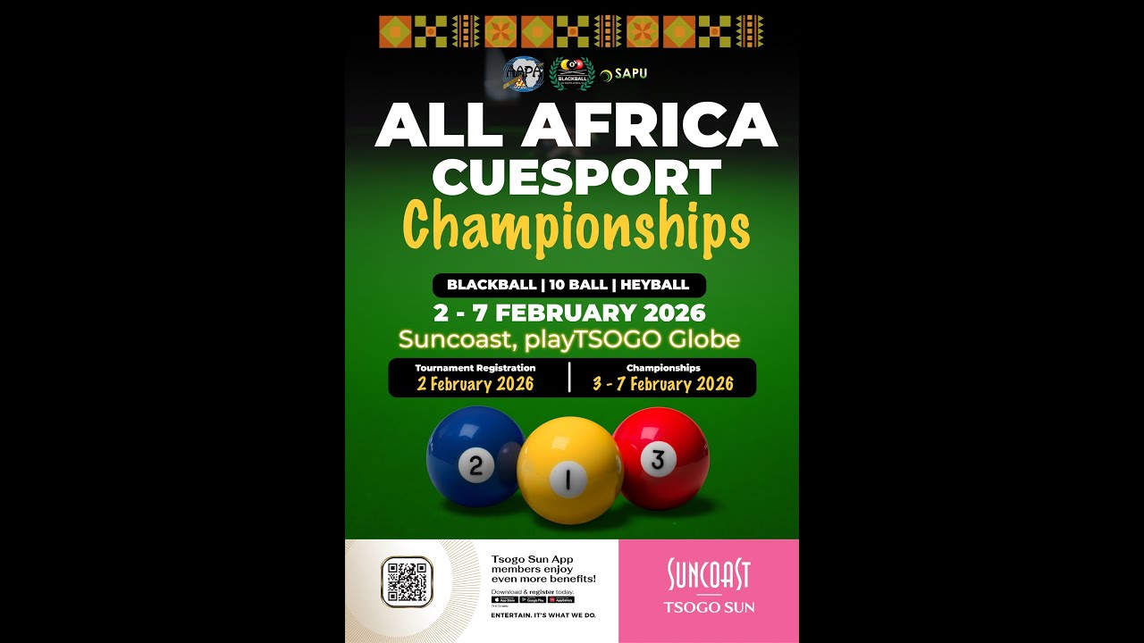 Men's Blackball FINALS  - All Africa Championships