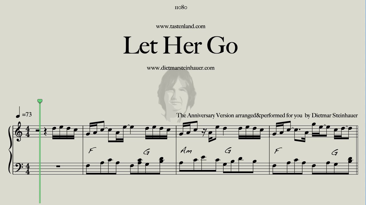Let Her Go  -  Easy Piano  -  Passenger