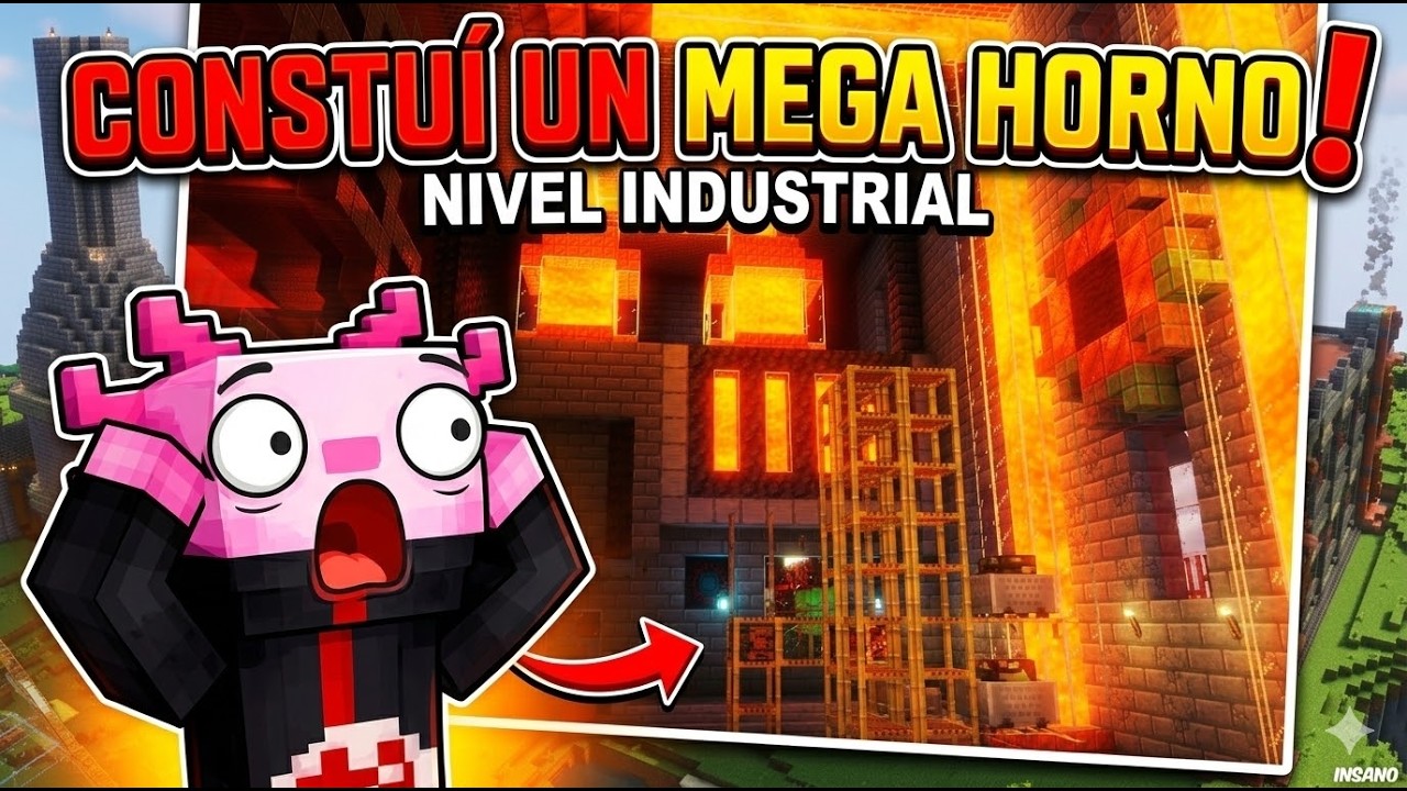 ✅Construí una FUNDICION funcional! en minecraft ULTRA HARDCORE!