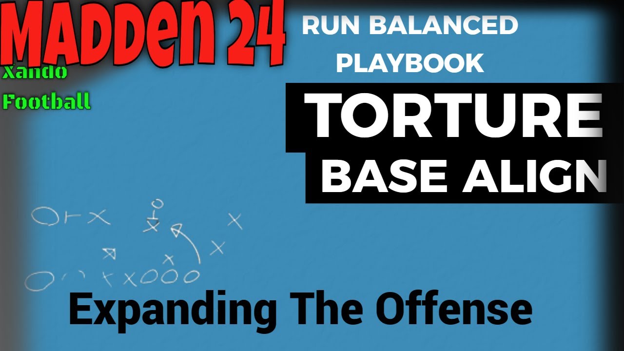 A Way To Torture Base Align - And Expanding In My RUN BALANCED PLAYBOOK - Madden 24