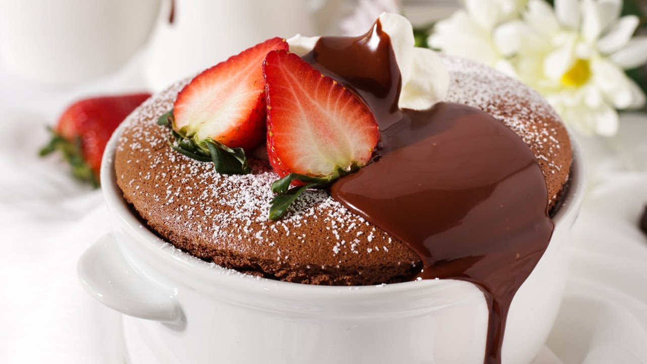 Rich Chocolate Soufflé | No Flour