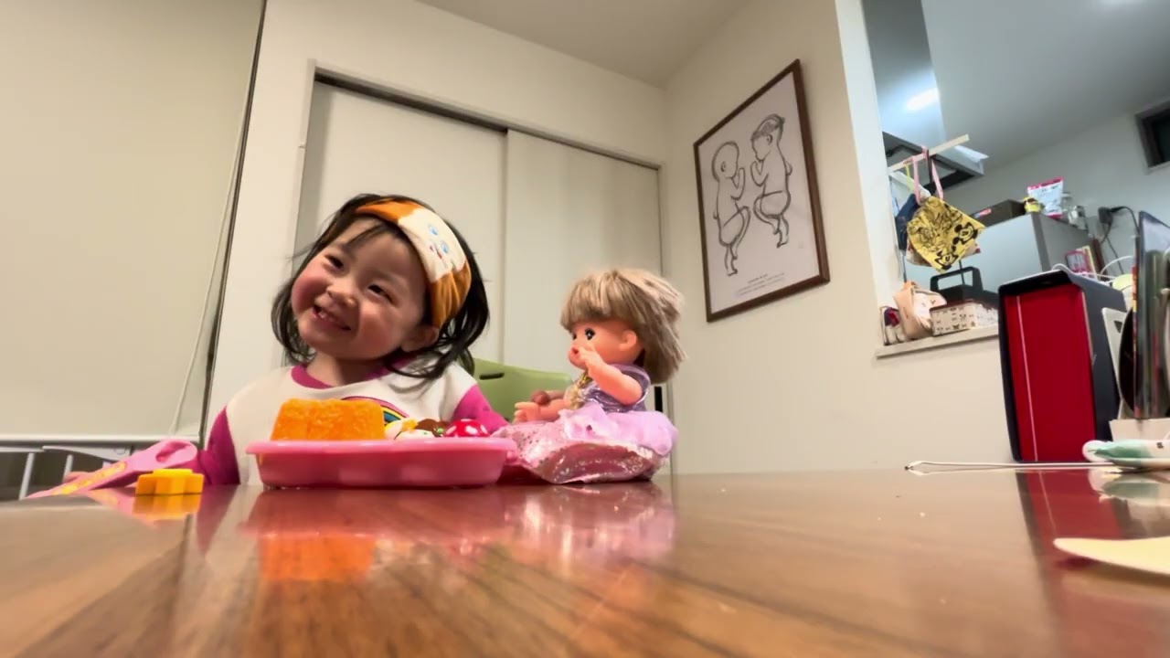 メルちゃんのお世話　ちゅい