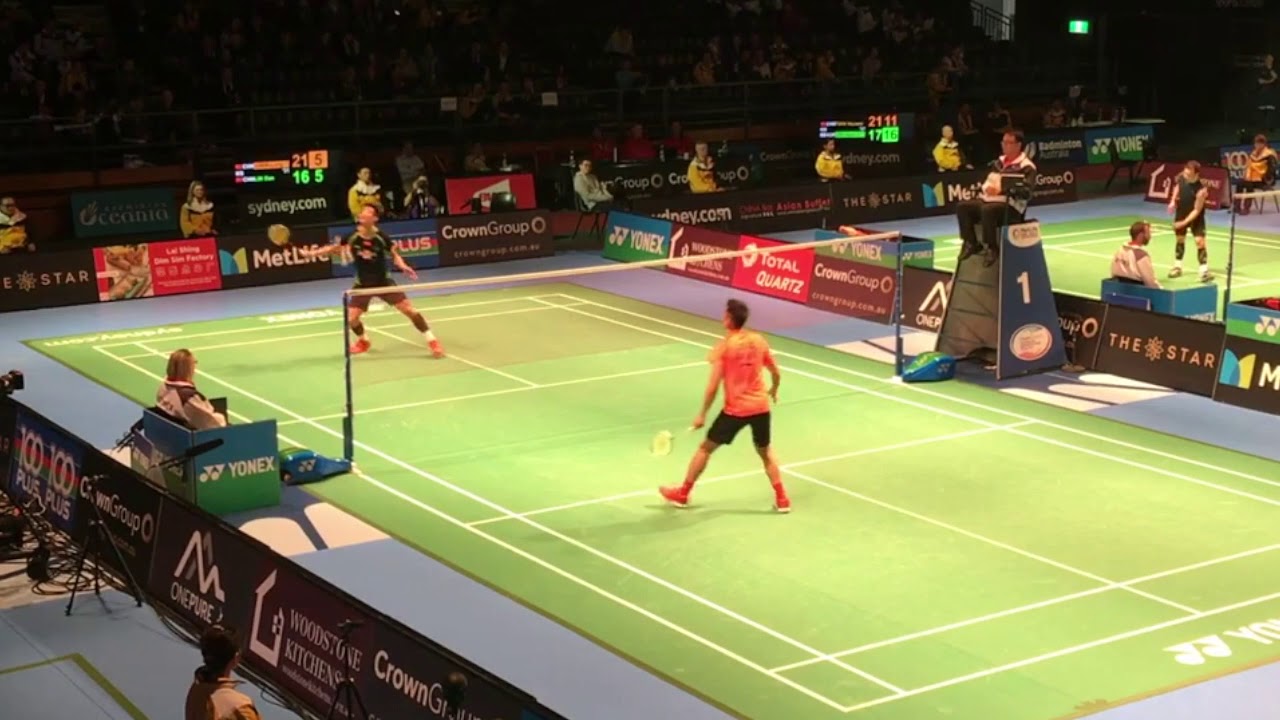 Lin Dan vs Chen Long Nice Angle: Legends of Badminton