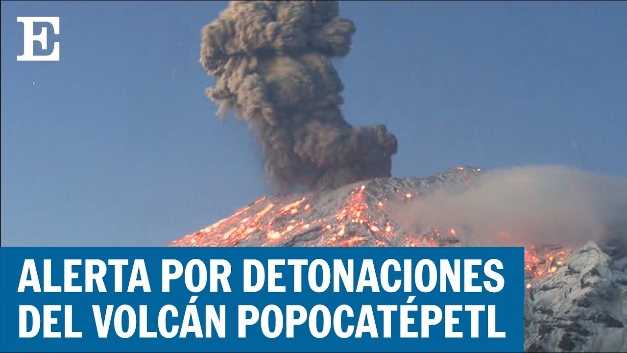 Registran más de 200 exhalaciones del volcán Popocatépetl | EL PAÍS