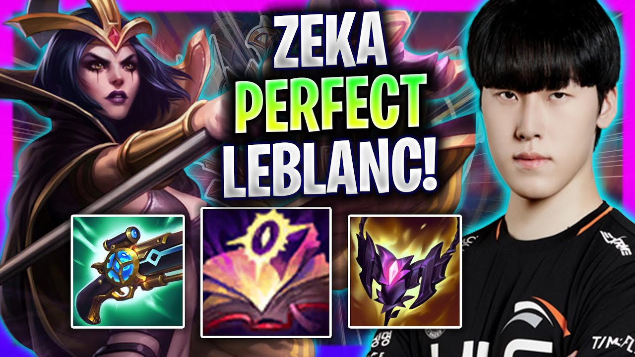 ZEKA PERFECT AP LEBLANC GAMEPLAY! - HLE Zeka Plays LeBlanc Mid vs Neeko! | Season 2024
