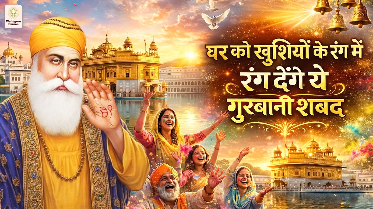 घर को खुशियों के रंग में रंग देंगे ये गुरबाणी शबद | WaheGuru Holi Bhajan | Guru Ji Holi Bhajan
