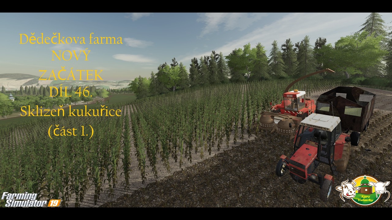 Dědečkova farma NOVÝ ZAČÁTEK Díl 46. Sklizeň kukuřice (Část 1)
