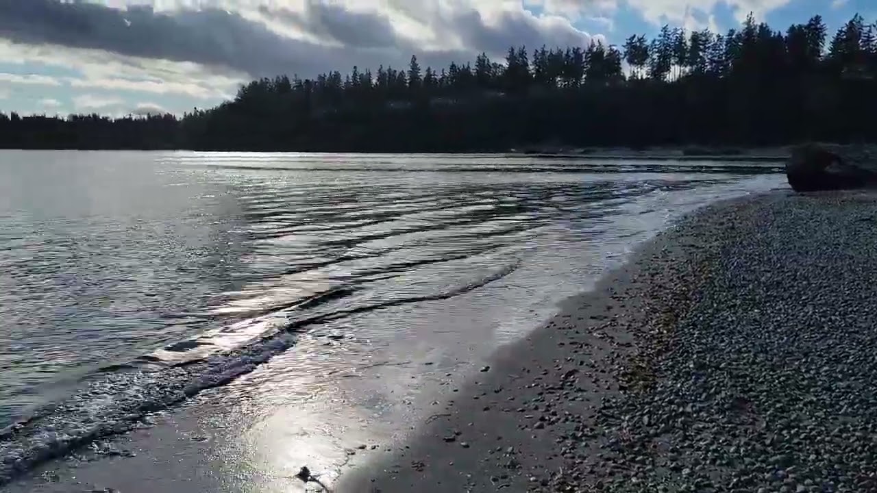 Port Townsend Puget Sound Waves 2022 – Peaceful Pacific Northwest Water Sounds | Washington