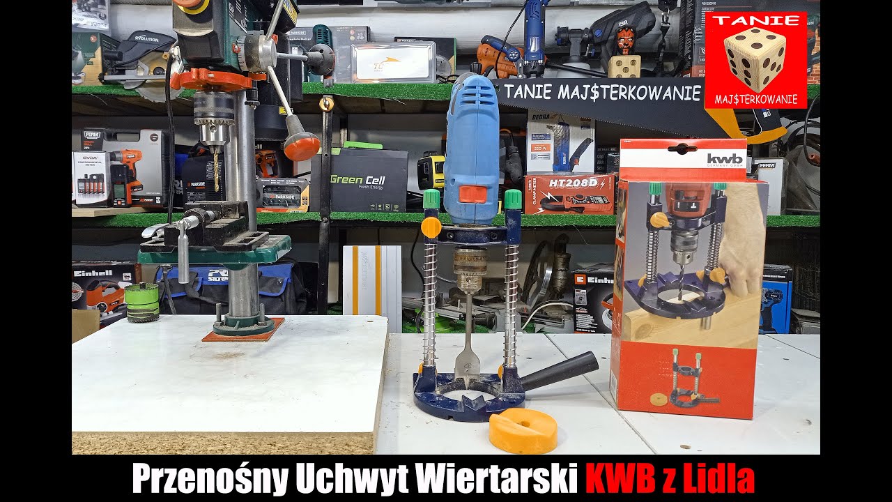 Przenośny Stojak Wiertarski KWB z Lidla! Zamiennik Wiertarki Stołowej za 79zł! Nie Daj się Nabrać ;)