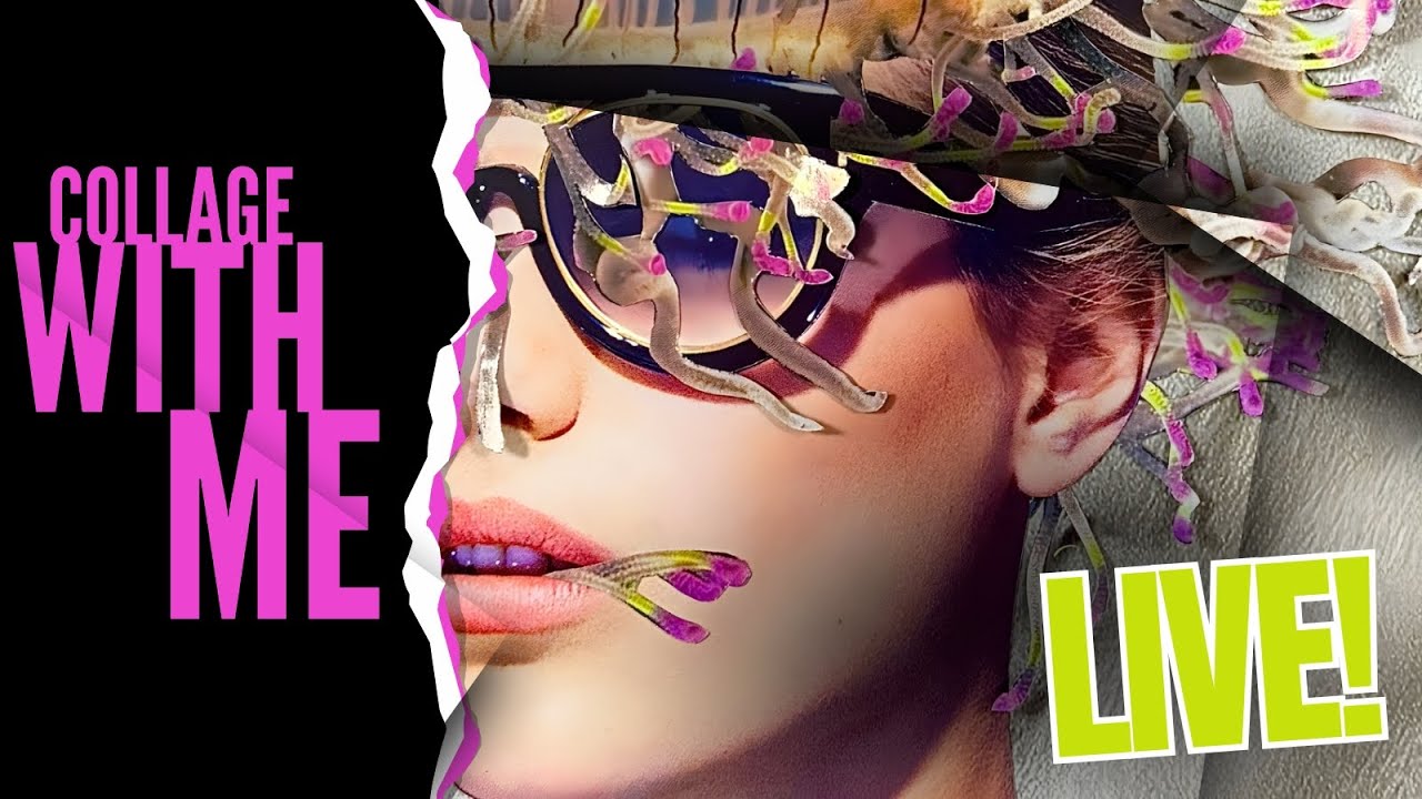 The Laid Back Lounge is OPEN! 🎨 Collage & Chat (Live)