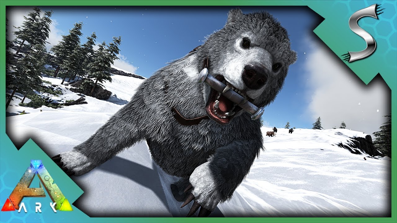 POLAR DIRE BEAR TAMING! BREEDING THE NEW TLC POLAR BEAR! - Ark: Survival Evolved [S4E124]