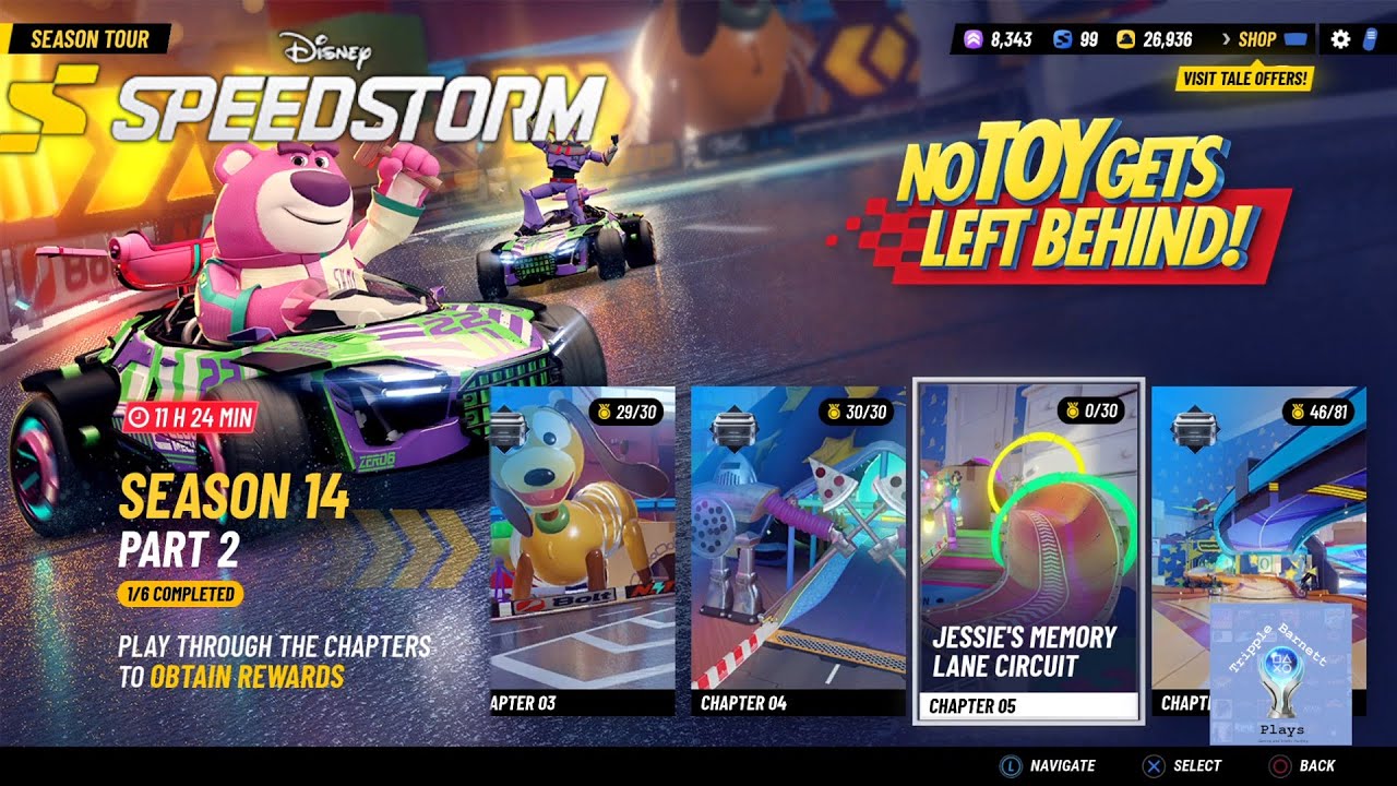 Disney Speedstorm: Season 14 Pt 2: No Toy Gets Left Behind Chapter 05 | Jessie's Memory Lane Circuit