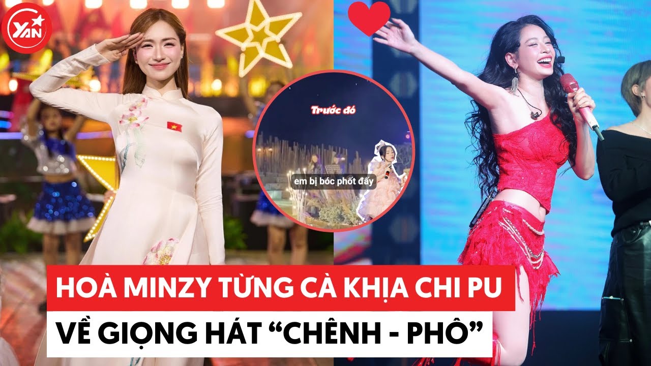 Hòa Minzy từng cà khịa Chi Pu về giọng hát “chênh - phô” gây tranh cãi #hoaminzy #chipu