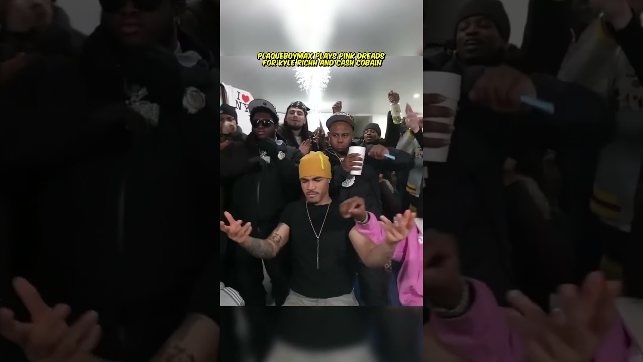 Max plays Pink Dreads for Kyle Richh and Cash Cobain @pontiacmadeddgVLOGS #ddg #fyp #plaqueboymax
