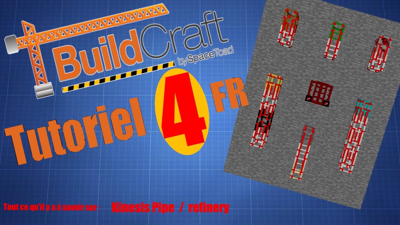 [TUTORIEL] Buildcraft: part4 |Kinesis pipes, Refinery, Usines d'énergie| [Fr] [Hd]