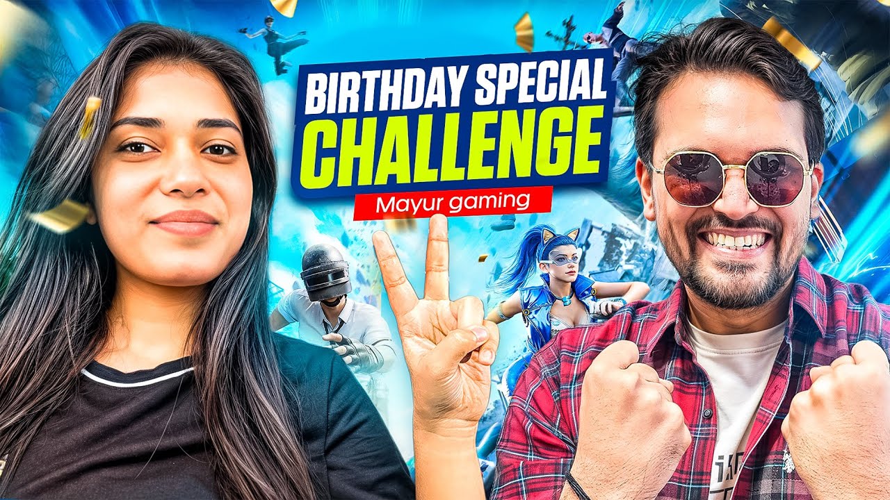 CHALLENGING @MayurGamingClips  ON HIS BIRTHDAY 🎂 #bgmi #bgmilive #mayurgaming