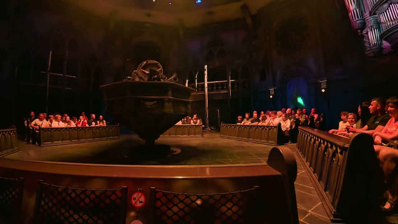 Efteling Danse Macabre Bench 5 Row 1 POV May 2025 DJI Supernight Mode