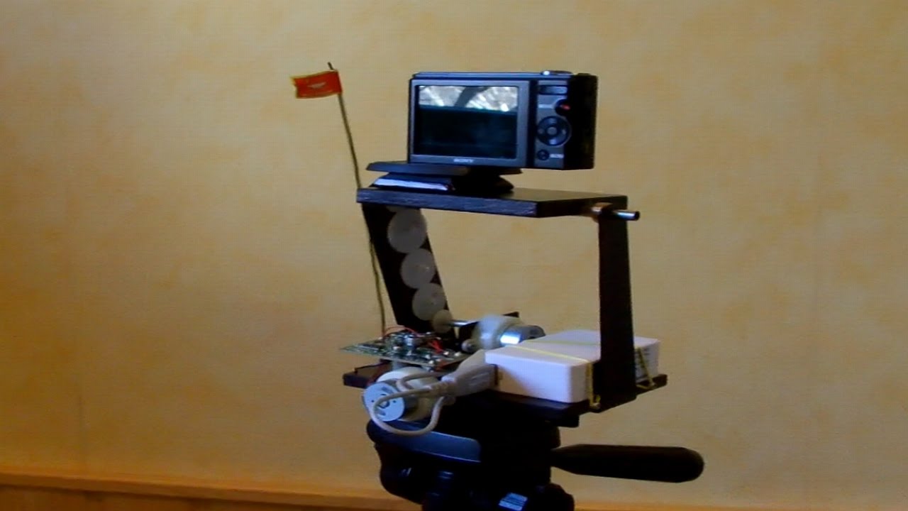 Homemade camera pan tilt DIY