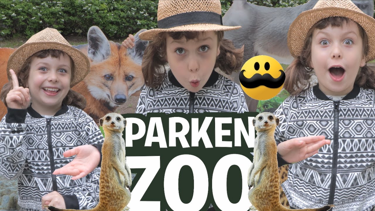 Melody besöker Parken Zoo och matar djuren 2019