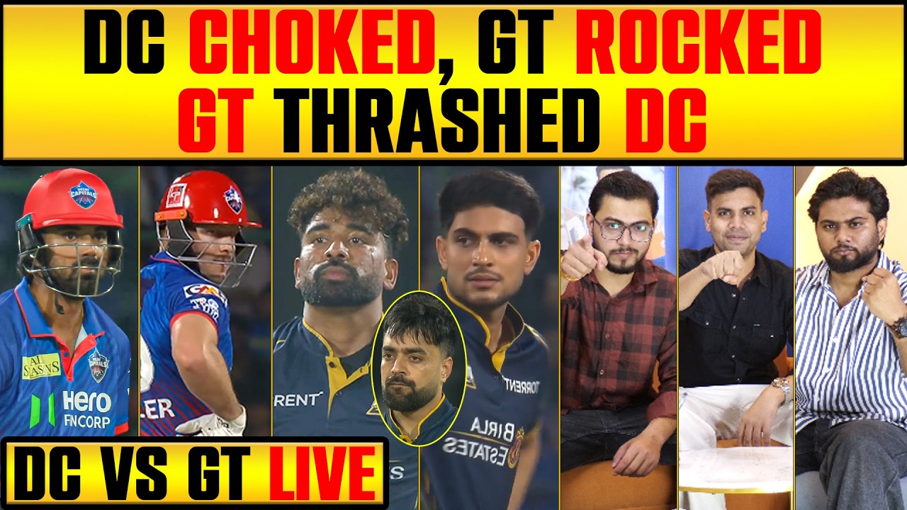 🔴DC vs GT LIVE : DC CHOKED 😱 GT ROCKED 💥 WHAT A DOMINATION! #ipl2026 #dcvsgt #dc #gt #ipl