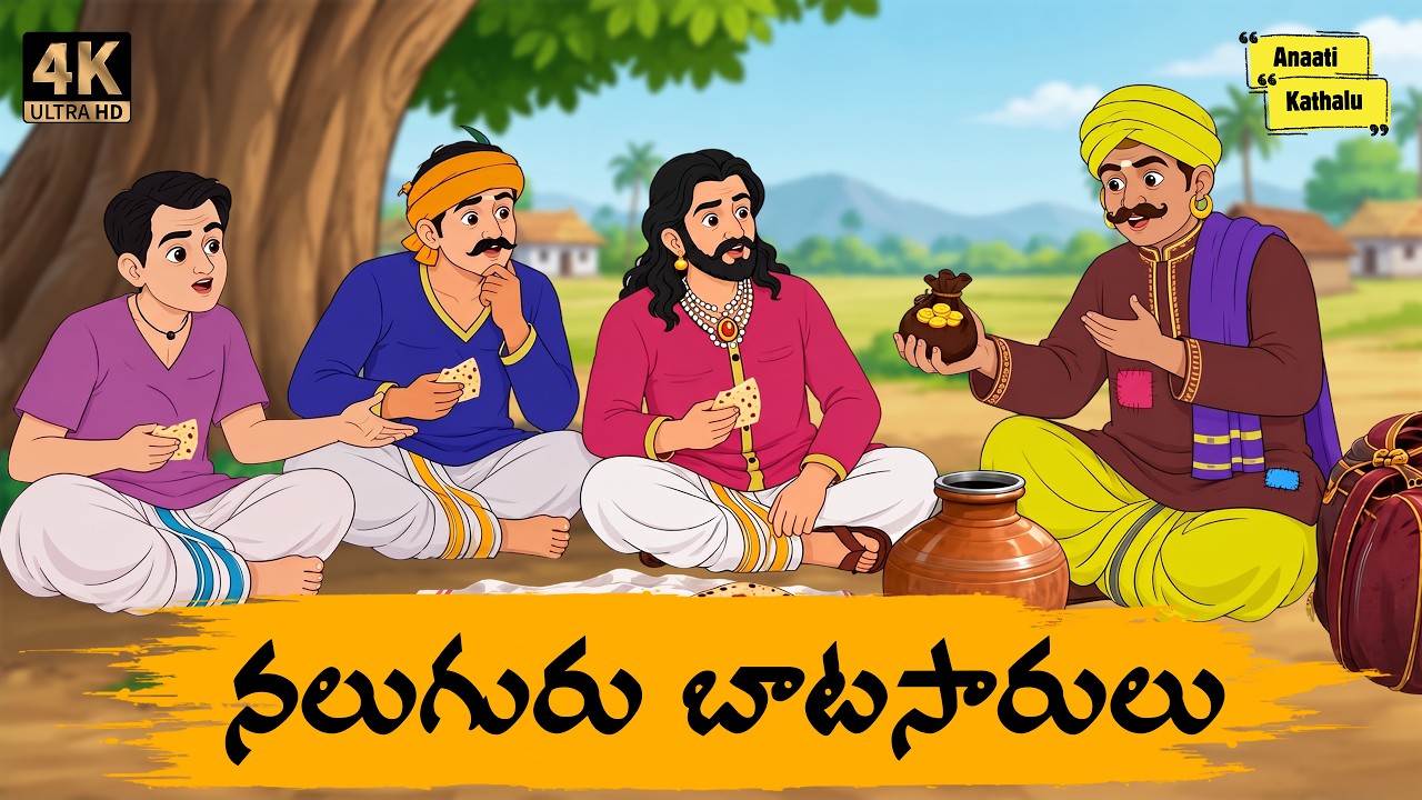 నలుగురు బాటసారులు మూడు రొట్టెలు - New Telugu Stories - moral stories in telugu - Stories in telugu