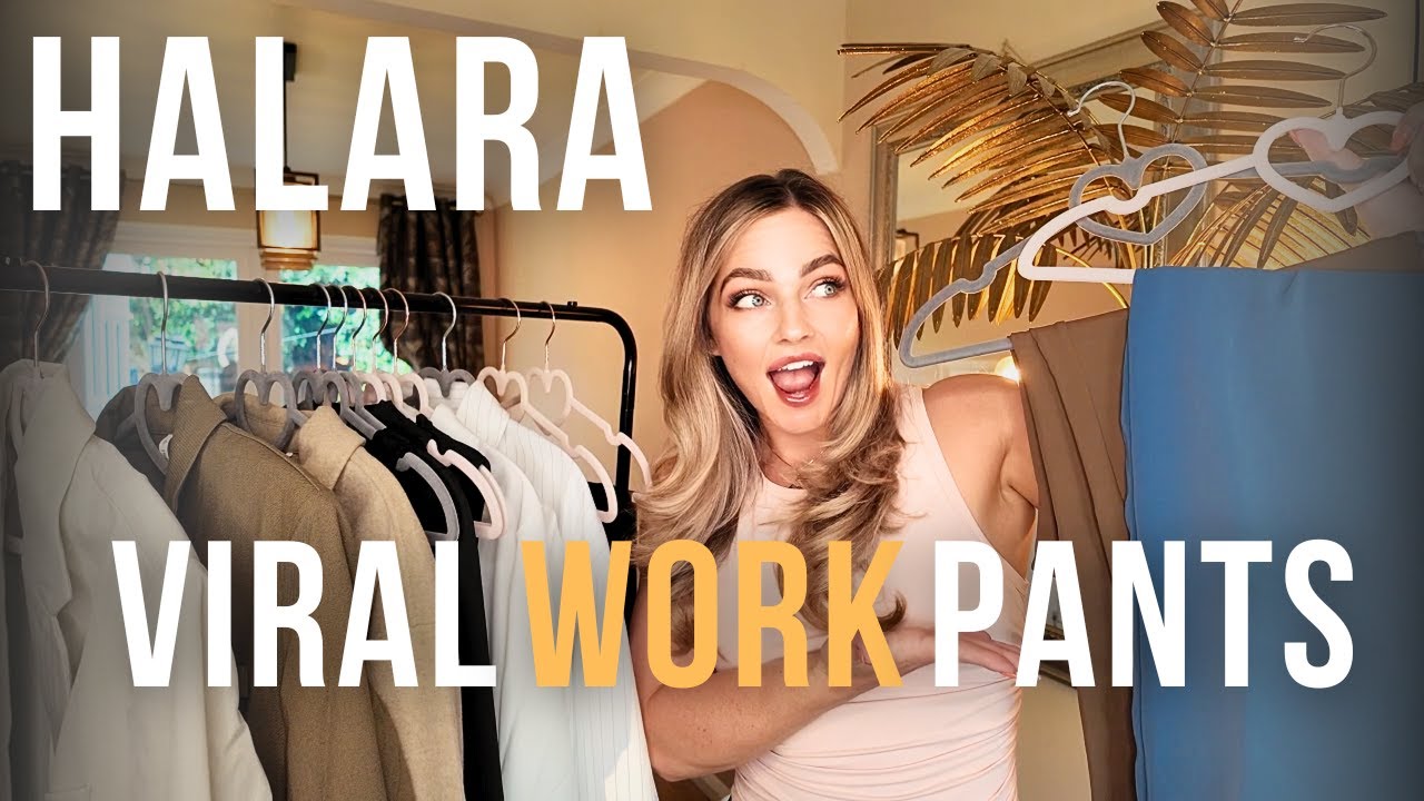 Are Halara Work Pants Worth the Hype? | Viral Trousers Try On & Styling