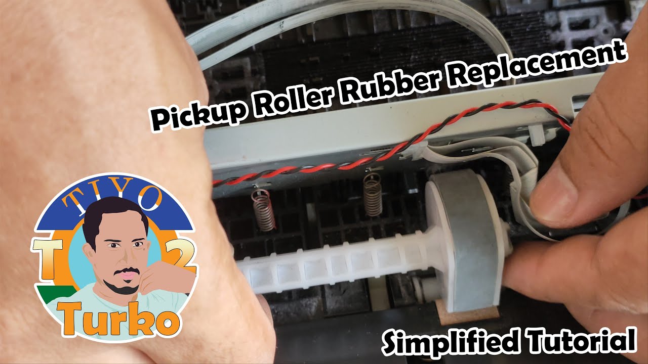 Detailed Video on Replacing Printer Pickup  Roller Rubber