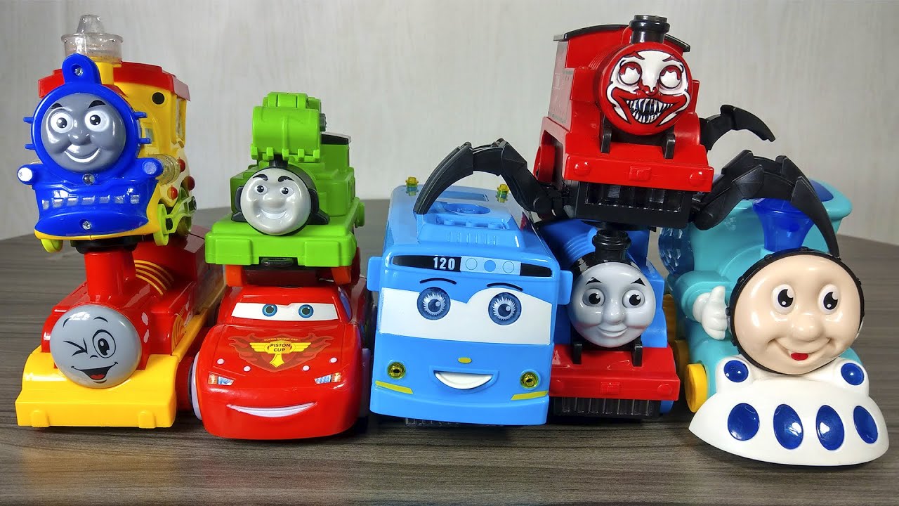 Satisfying with Unboxing HABA Transport Vehicles Thomas Train Ambulance Fire Truck Rescue | ASMR