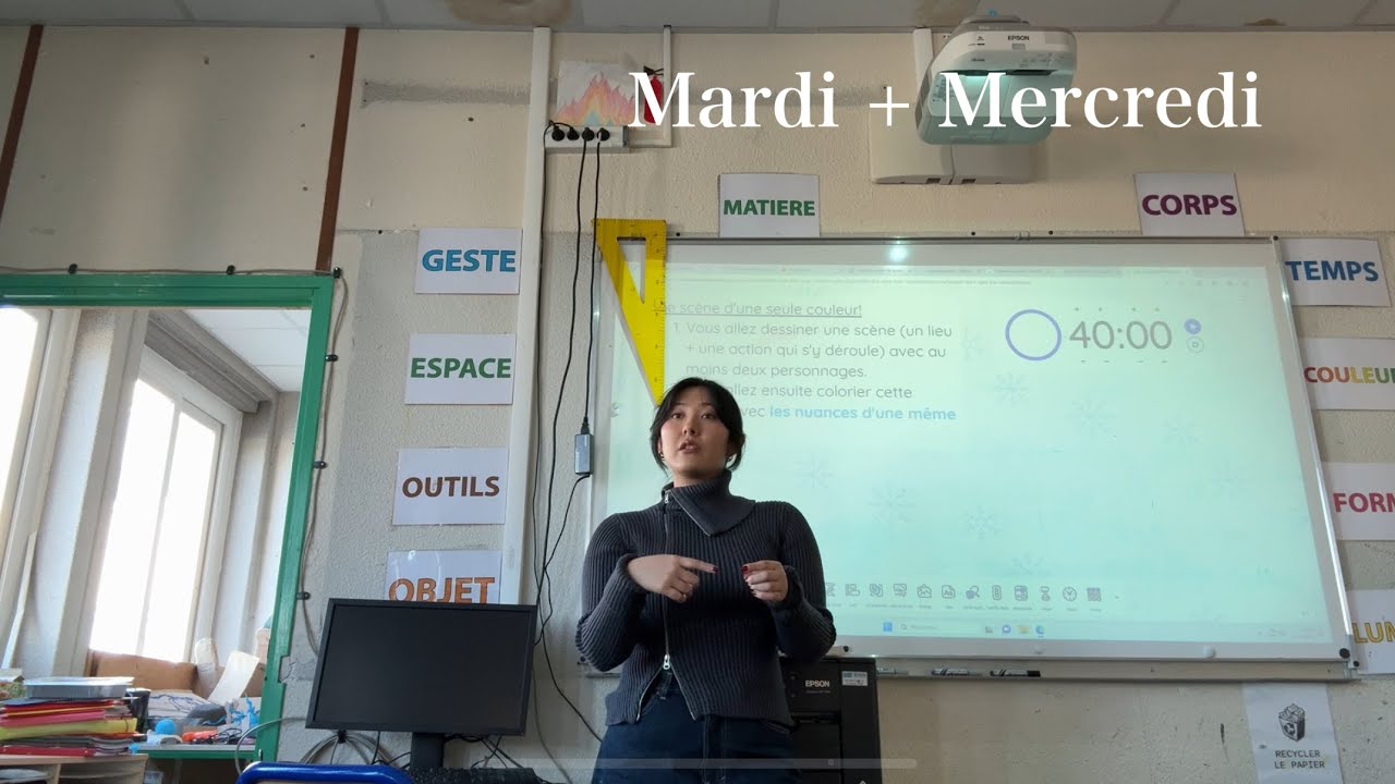 Mardi + Mercredi | Vlog de vie d’une prof d’arts plastiques