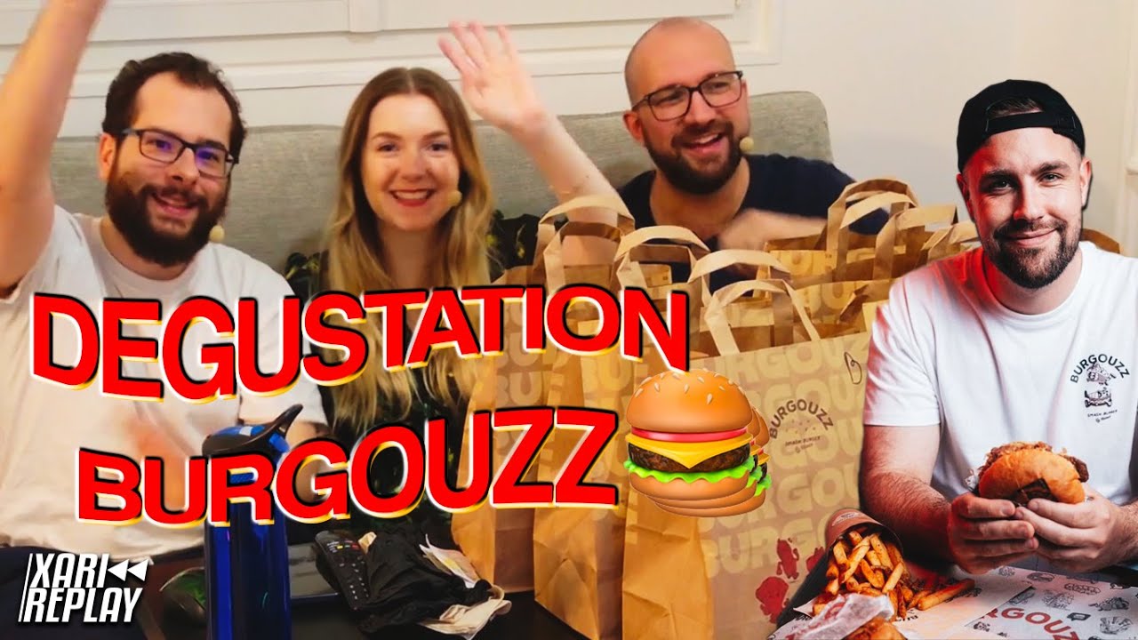 XARI, MARIE & ROFELLOS D&Eacute;GUSTENT LES BURGOUZZ ! 3 sur Canap&eacute; 🍔😋