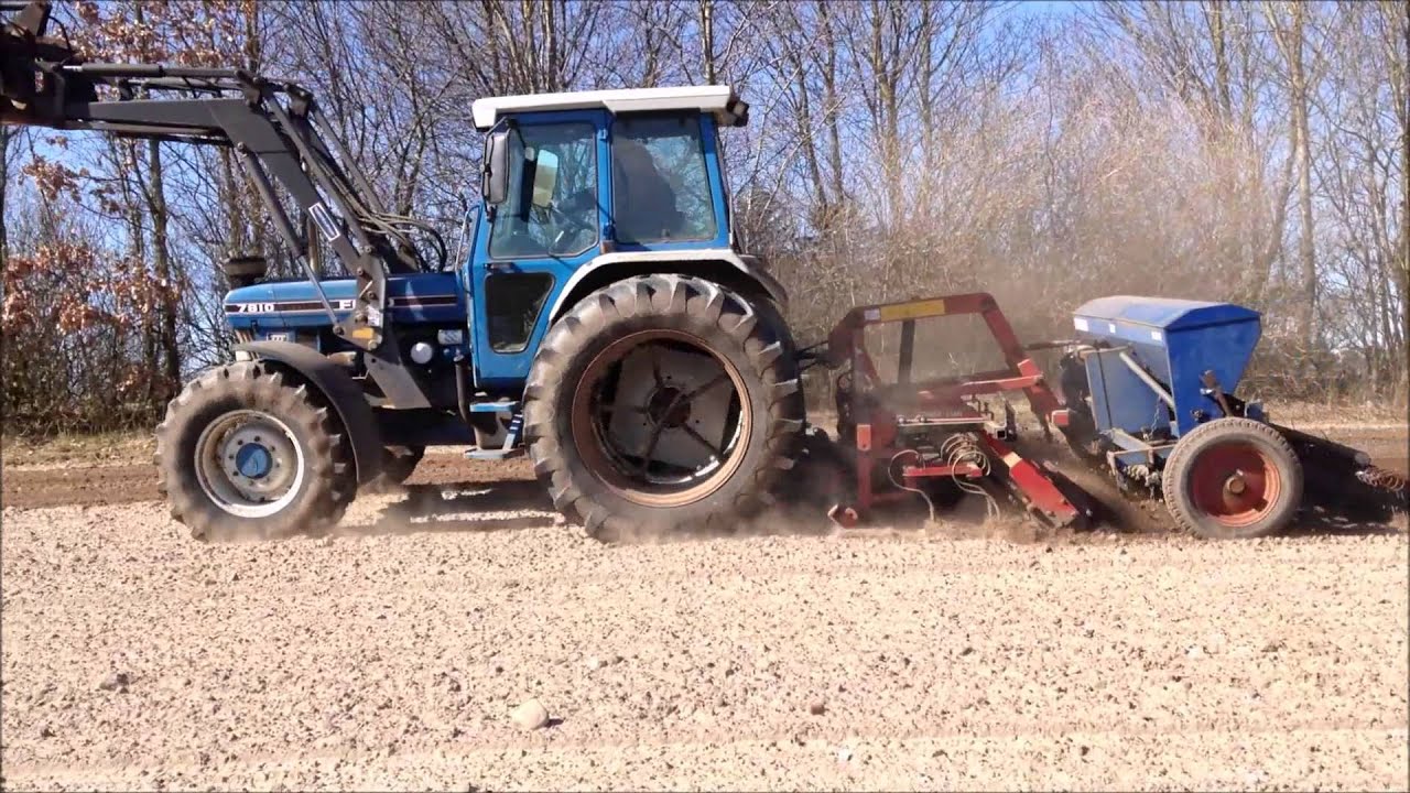 Lundsgaard såning 2015 - Ford 7810 FIII