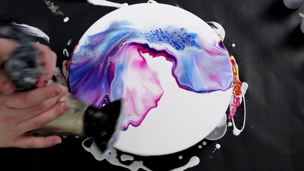 (362) STUNNING Dutch Pour with Unicorn Spit, Acrylic Pouring Technique