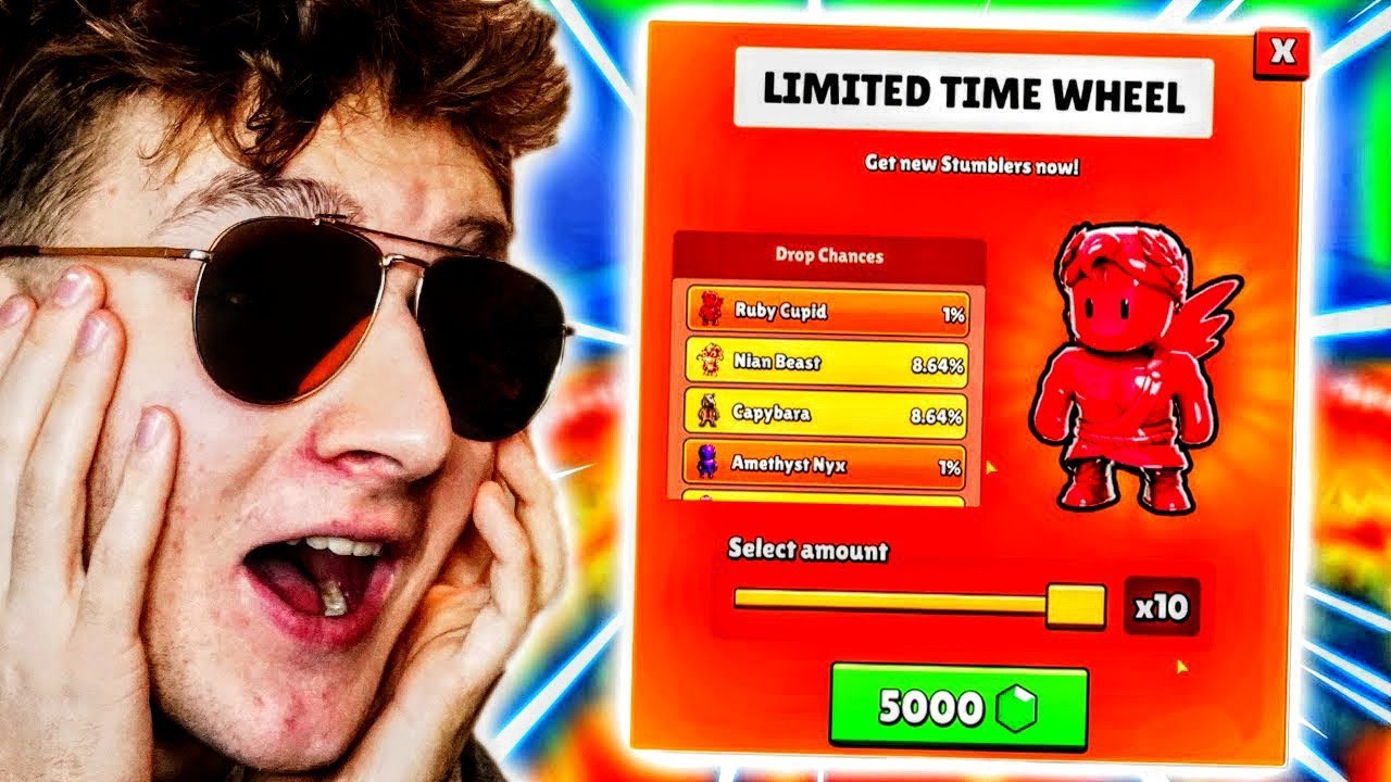 Megvettem a LEGDRÁGÁBB Pörgetést a Stumble Guysban!😱