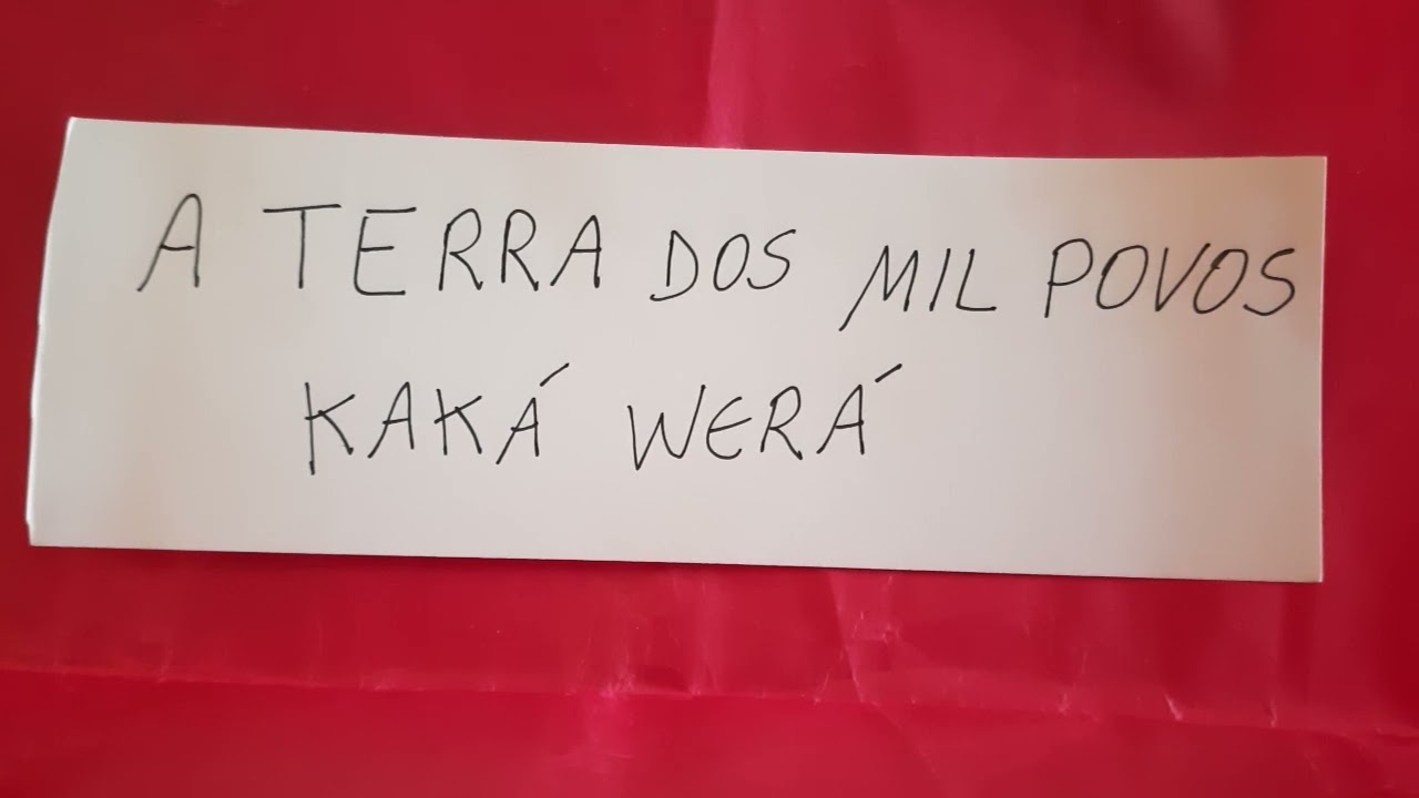 A terra dos mil povos Kaká Werá audiobook leituras obrigatorias ufrgs 2026
