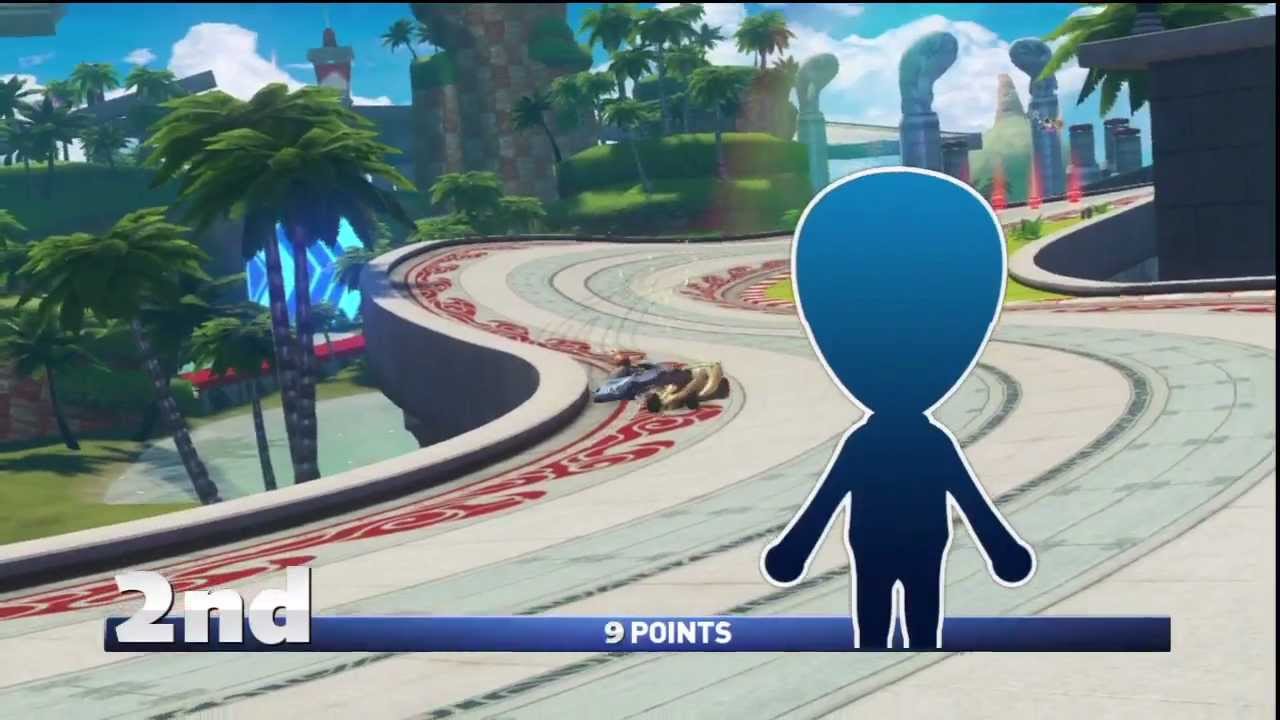 Sonic & All-Stars Racing Transformed - Mii { Dragon Cup Mirror Mode } { Wii U }