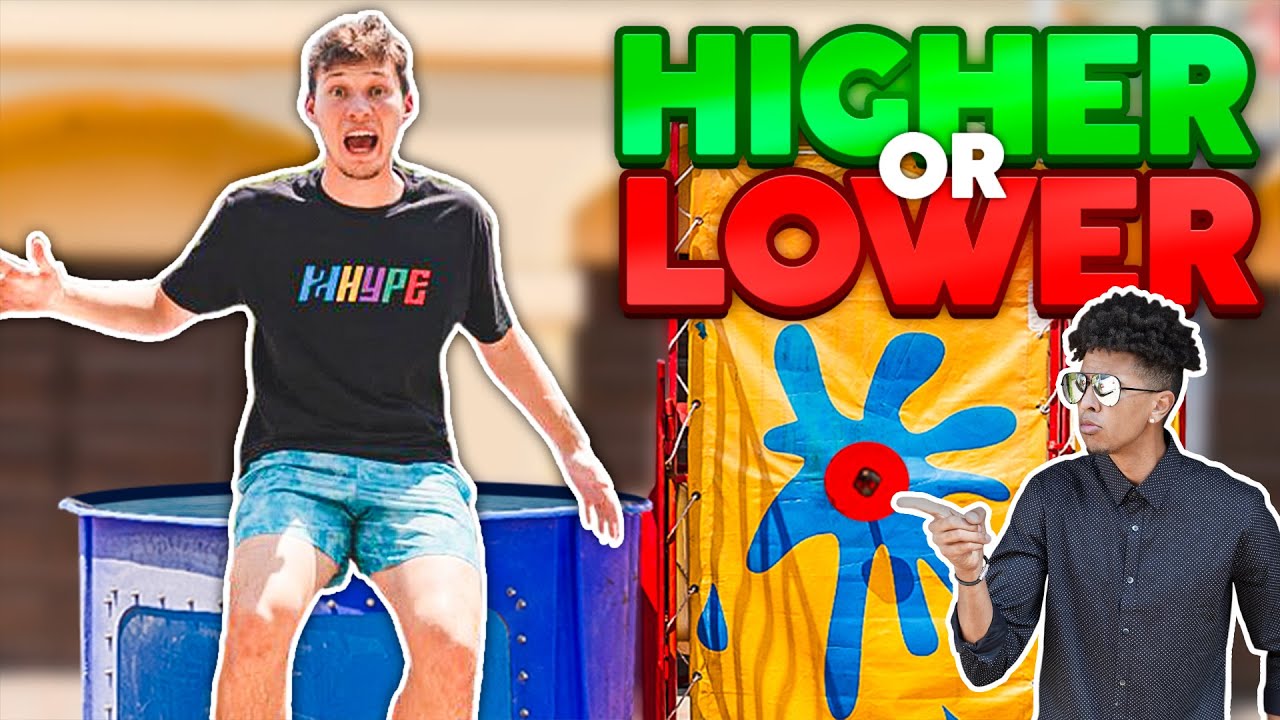 2HYPE 'Higher or Lower' ICE BATH Dunk Tank Tournament!