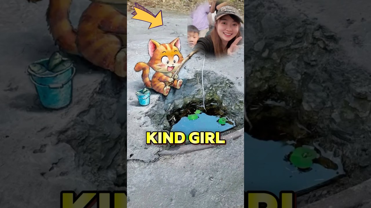 Она рисует на улице, и результат всех поразил.