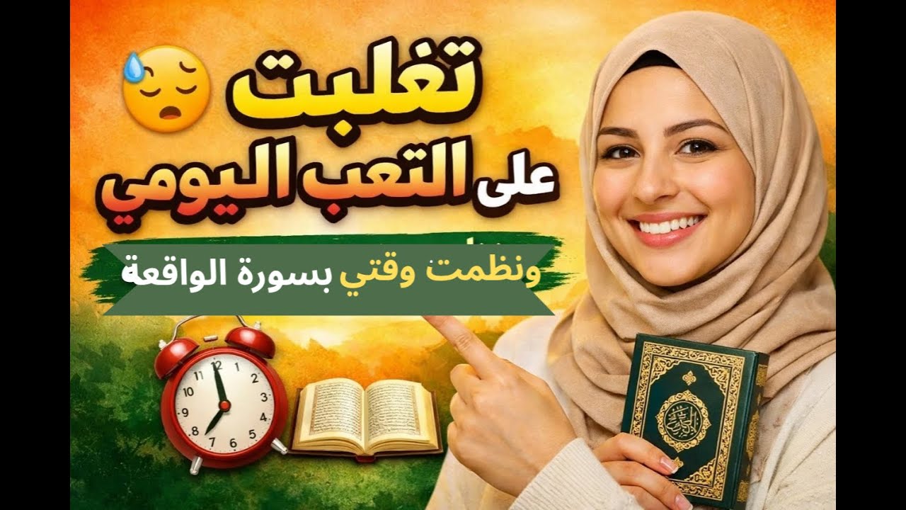 السورة اللي تغلبت بها على التعب اليومي، و نظمت بها وقتي و حياتي💥.