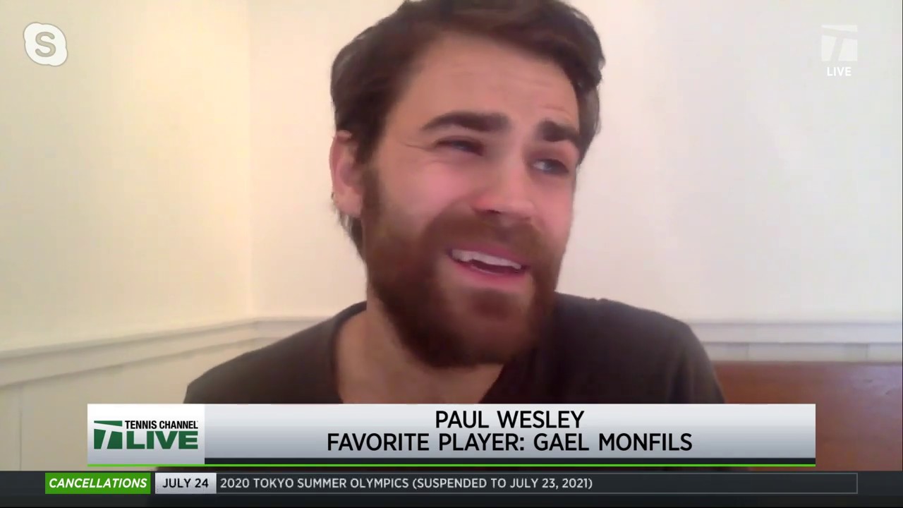 Tennis Channel Live: Vampire Diaries Star Paul Wesley on Similarities Between Acting and Tennis