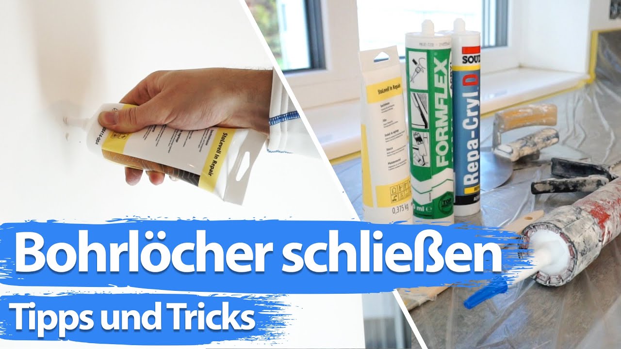 Bohrl&ouml;cher richtig verschlie&szlig;en - Tipps und Tricks vom Profi