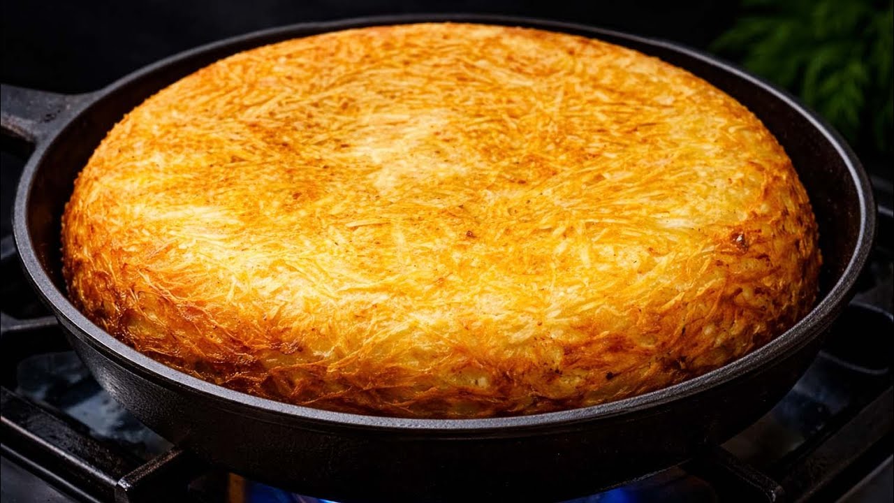 Гениальный способ приготовить Картофель на Сковороде! Завтрак за 10 минут! Вкусно и Полезно!