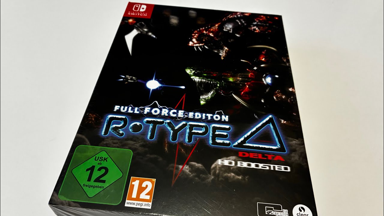 R-Type Delta HD Boosted Full Force Edition Switch Unboxing 