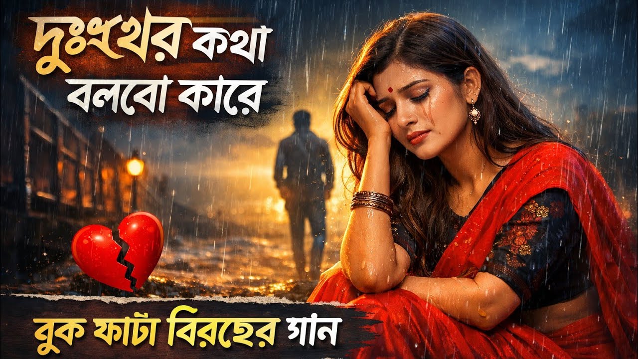 দুঃখের কথা বলবো কারে💔বাংলা বুক ফাটা বিরহের কষ্টের গান😭bhalobasa koster gaan Bangladeshi sad song