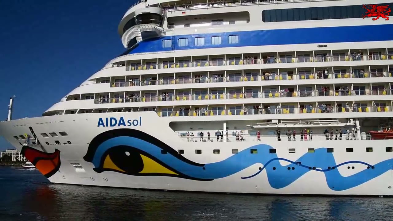 AIDAsol Warnemünde 16.07.2021 beim Auslaufen