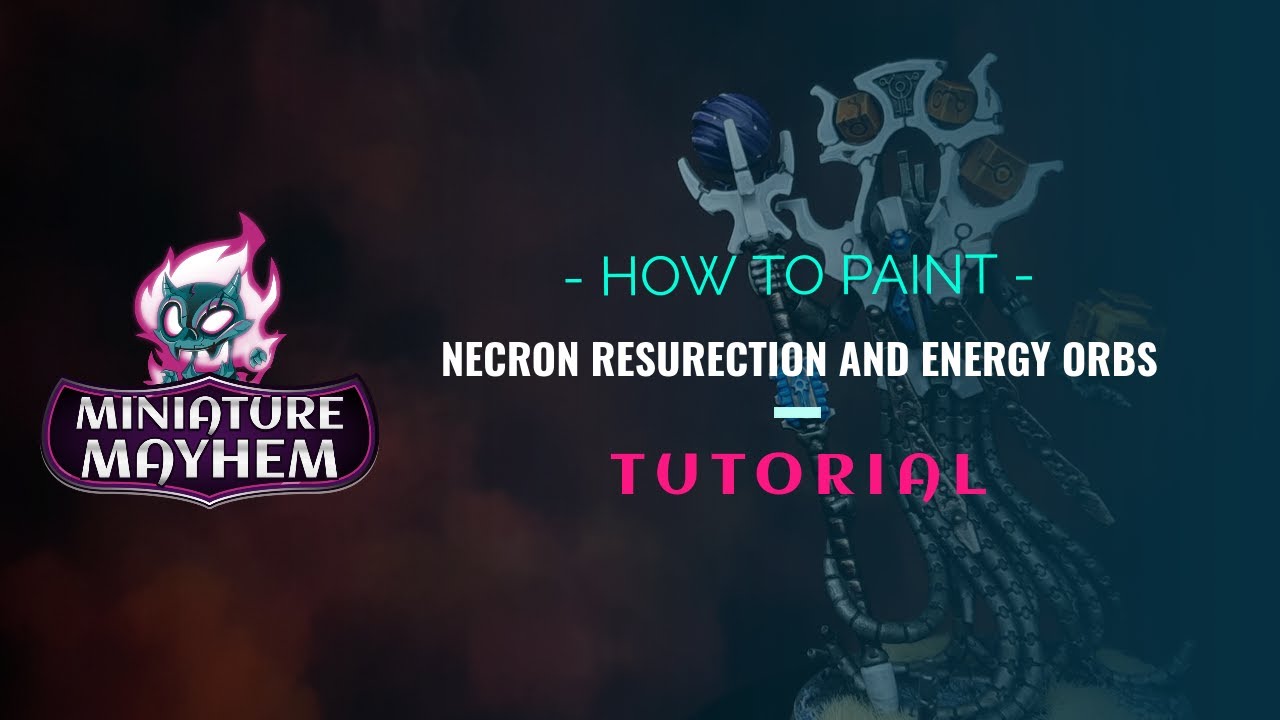 How To Paint Necron Resurrection Orbs & Other Purple Energy Effects. Painting Tutorial Warhammer 40k